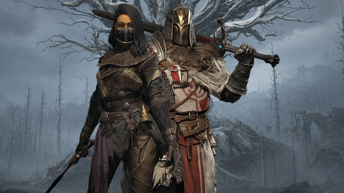 Mistfall Hunter Hire a Pro service featuring Shadowstrix and Withered Knight characters