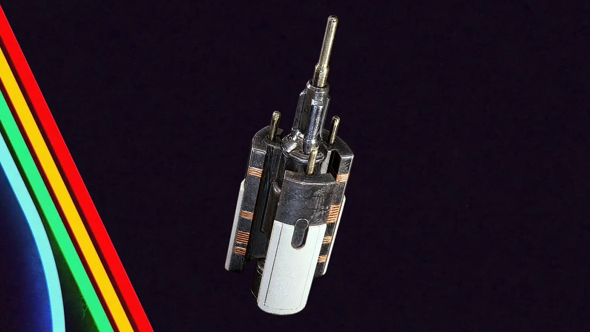 Emperor Gateway Conduit with a tall metal rod and white cylindrical housing