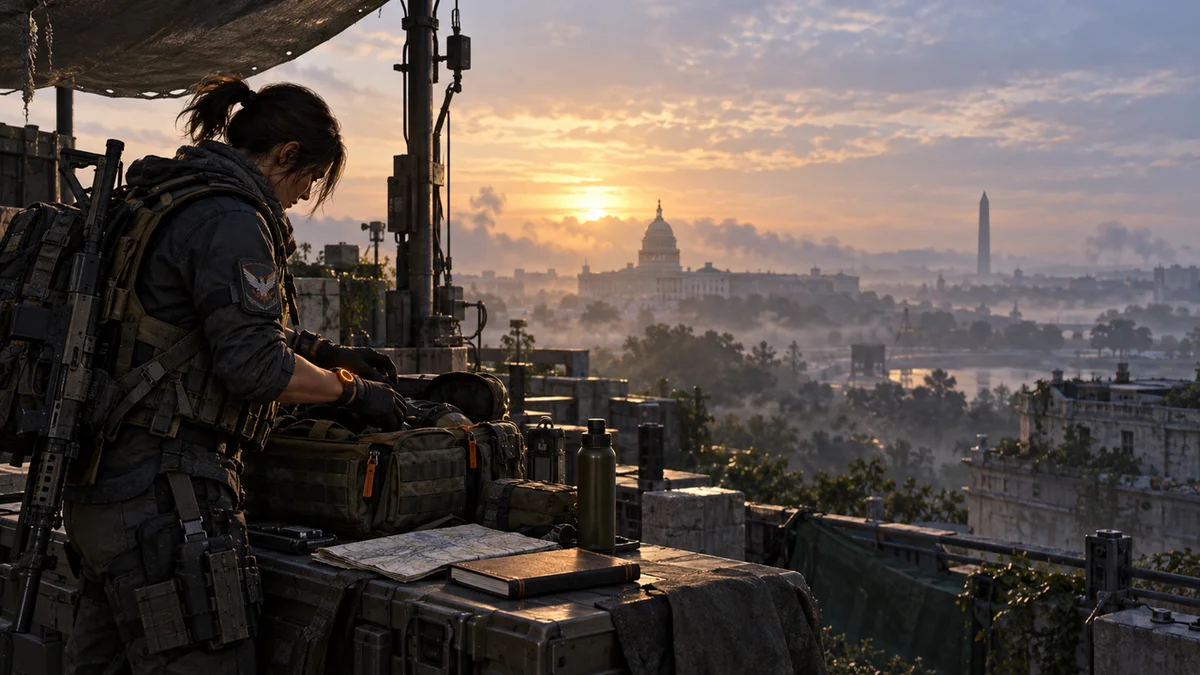 Original The Division 2 illustration for Season Pass Progression