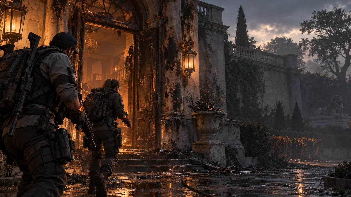 Original The Division 2 illustration for Paradise Lost Completion