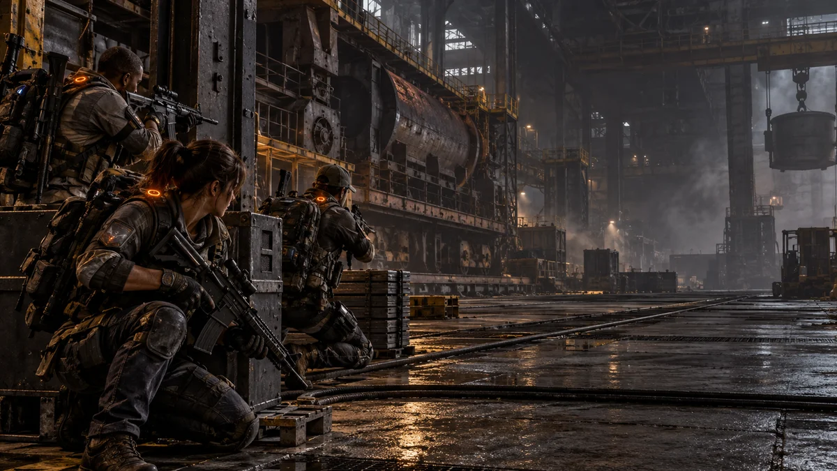 Original The Division 2 illustration for Operation Iron Horse Completion