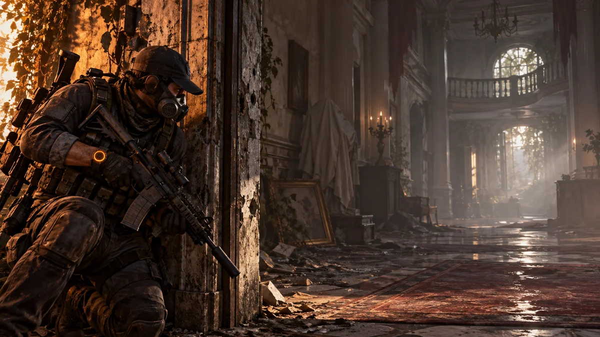Original The Division 2 illustration for Wright Mask Challenge Completion
